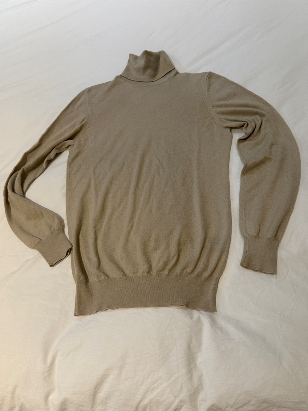 Loro Piana Taupe Turtleneck Sweater